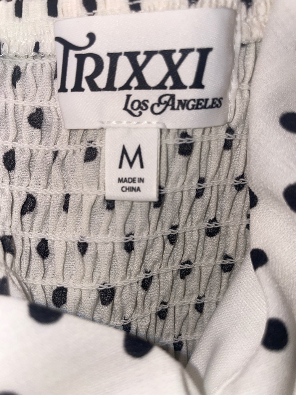 NWT - TRIXXI Mini Dress White & Black Polka Dot Halter Luxury Stylish Trendy - Picture 7 of 10